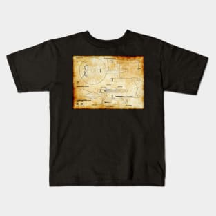 Parchment Showing Original Series Dreadnought Kids T-Shirt